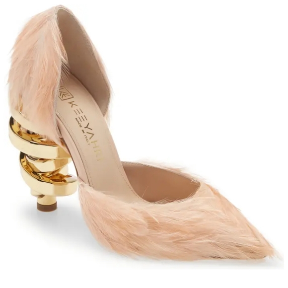 COPY - Keeyahri Jenine Fairytale Pointed Toe d'Orsay Pump - Picture 2 of 4